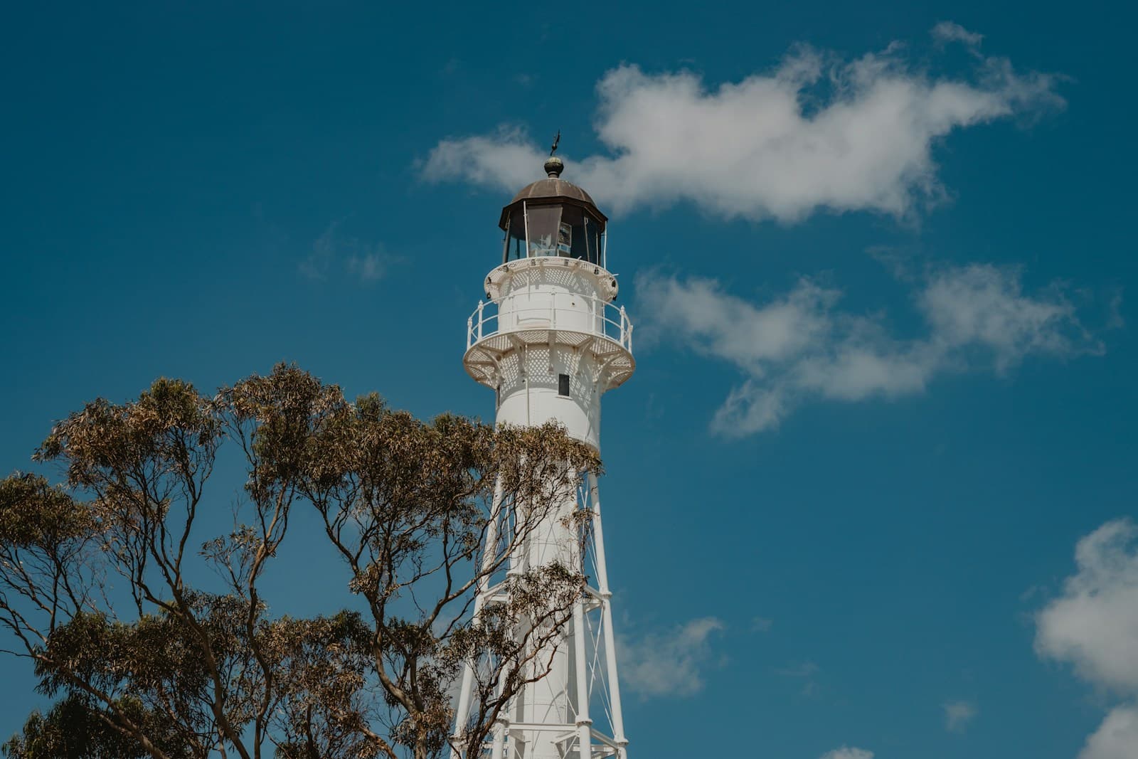 Lighthouse on the Mornington Peninsula coast